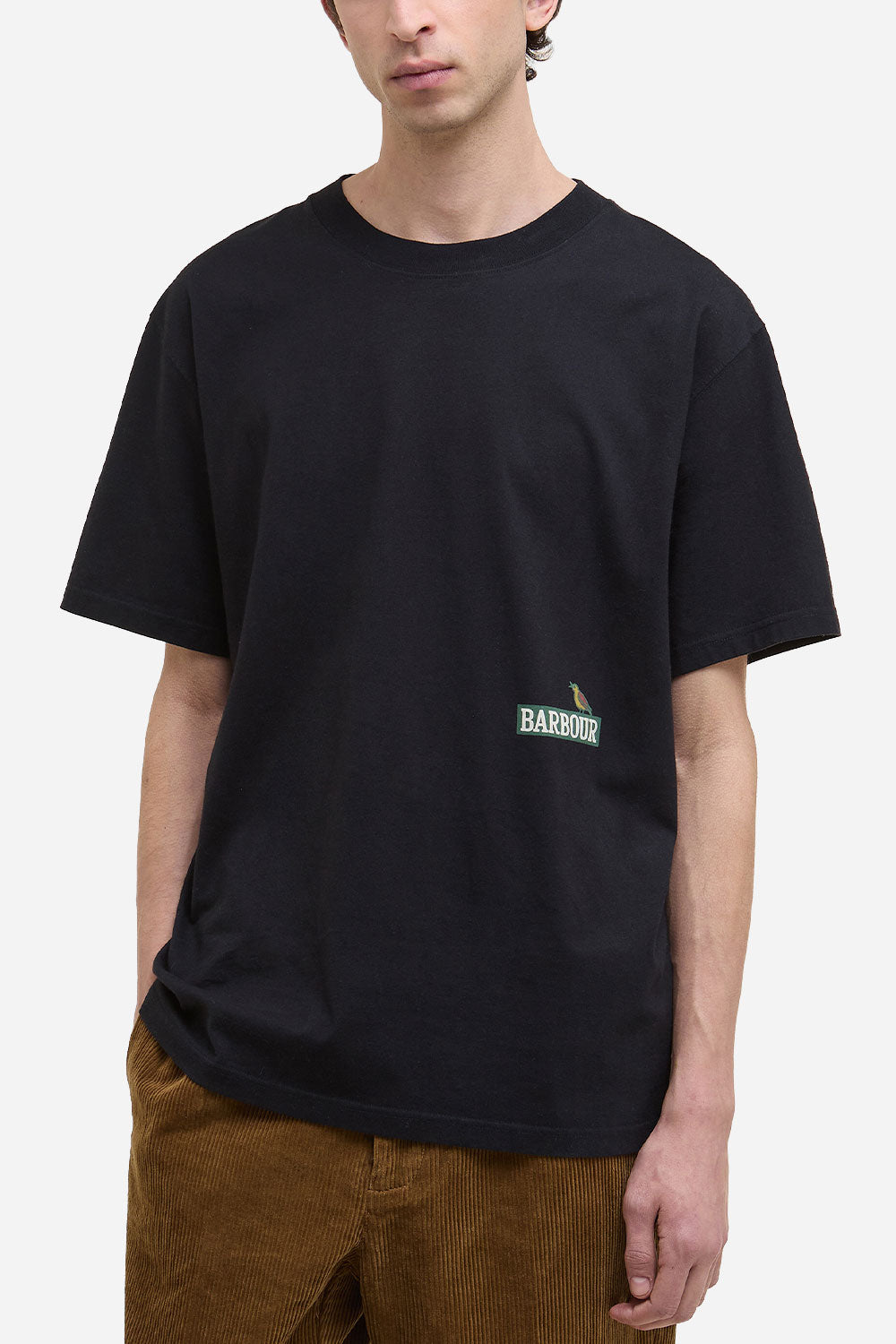 Barbour Campbell OS グラフィック T シャツ (ブラック)