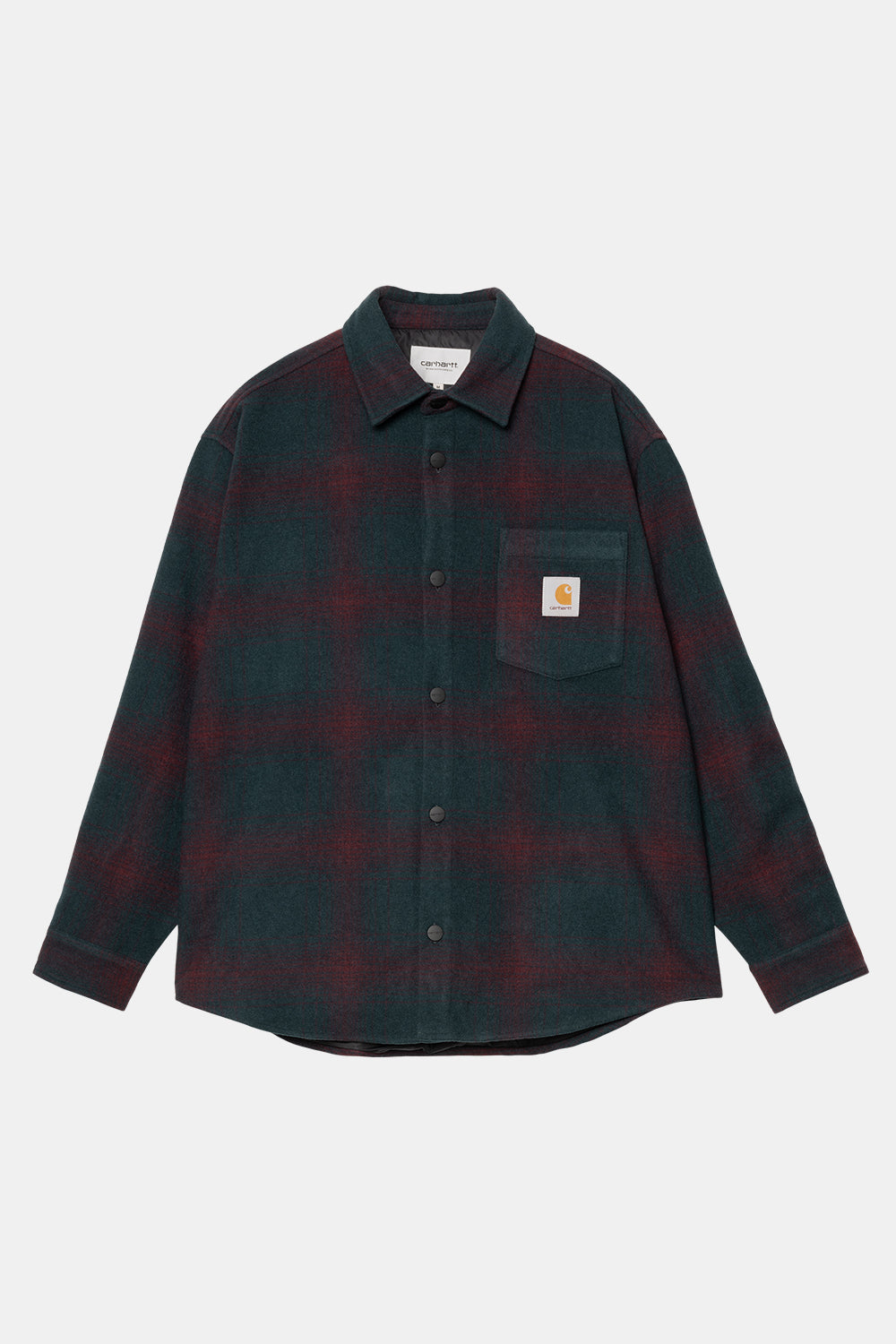 Carhartt Wip Brennanシャツジャケット(Brennan Check/Deep Lagoon/Rondo)