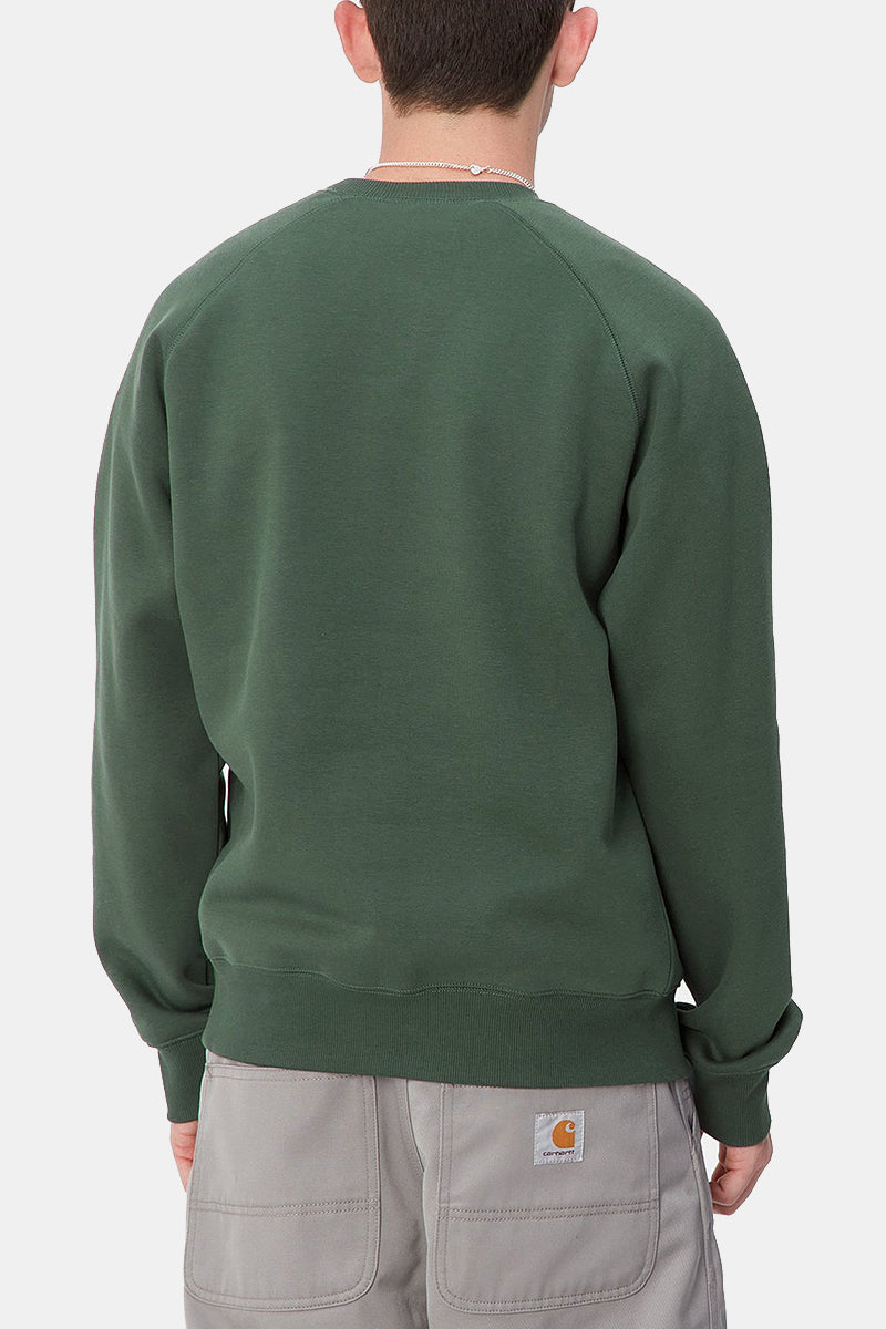 カーハートワイプチェイススウェットシャツ(シカモアツリー/ゴールド)