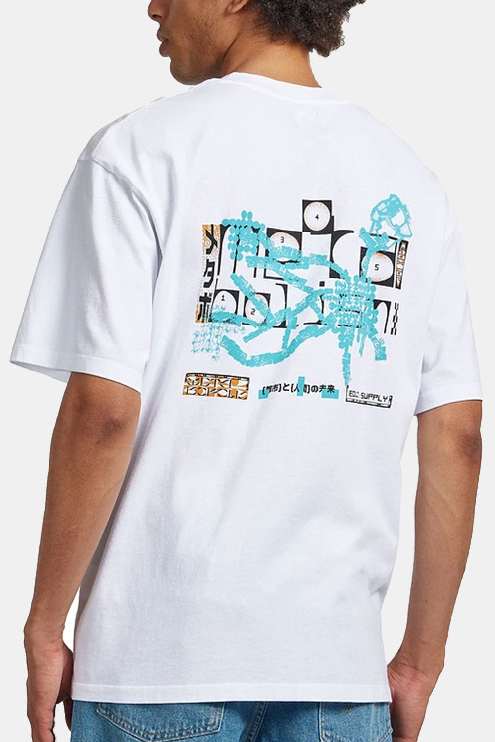 エドウィンヘリックスシティ特大Tシャツ(白)