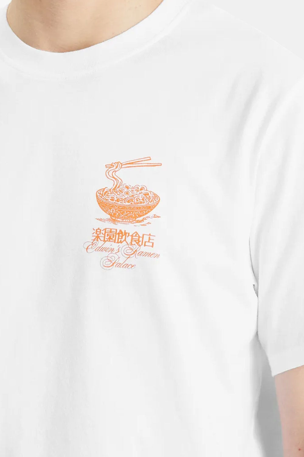エドウィンラーメンパレスTシャツ(白)