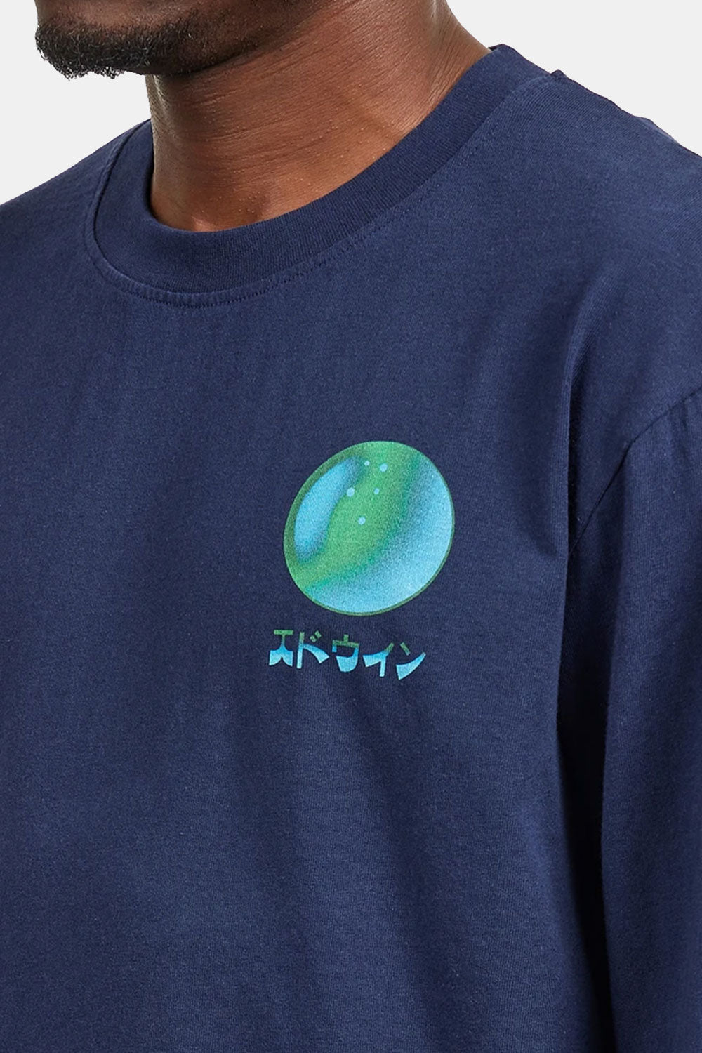 Edwin The Last of Us II長袖Tシャツ(マリタイムブルー)