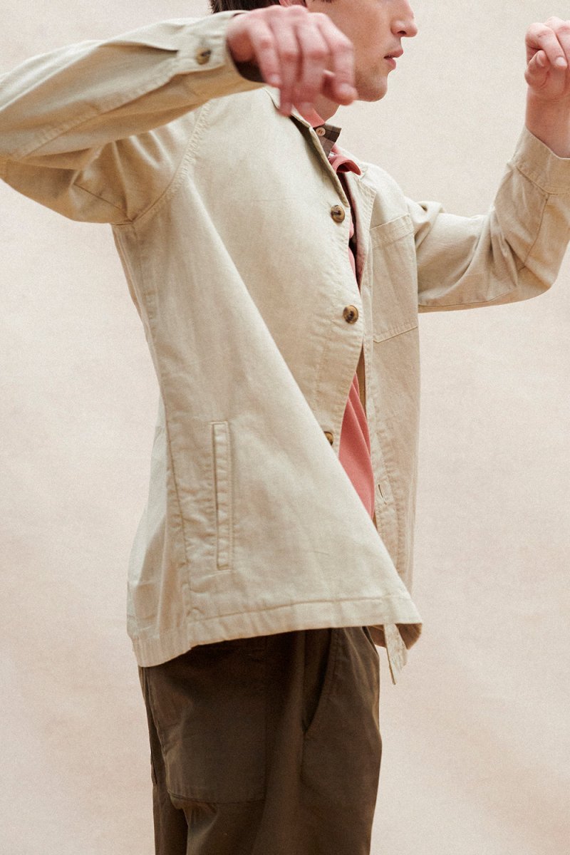 Barbour Melonby Overshirt (Mist) | Jackets