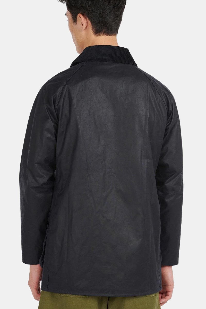 Barbour White Label SL Beaufort Waxed Cotton Jacket (Navy) | Coats & Jackets