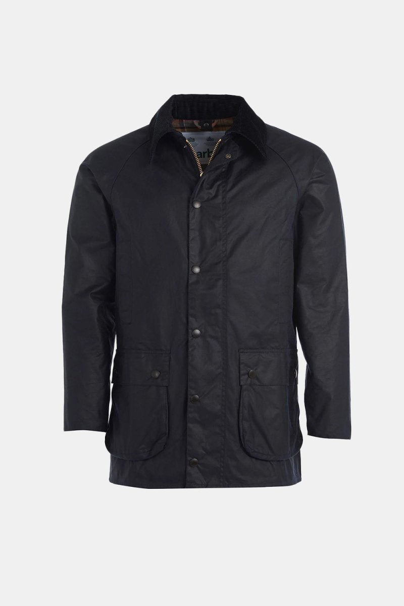Barbour White Label SL Beaufort Waxed Cotton Jacket (Navy) | Coats & Jackets