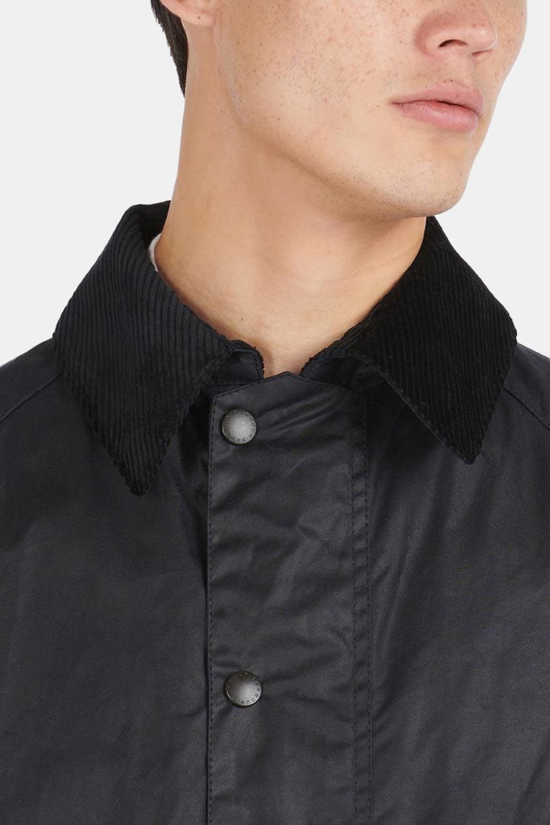 Barbour White Label SL Beaufort Waxed Cotton Jacket (Navy) | Coats & Jackets