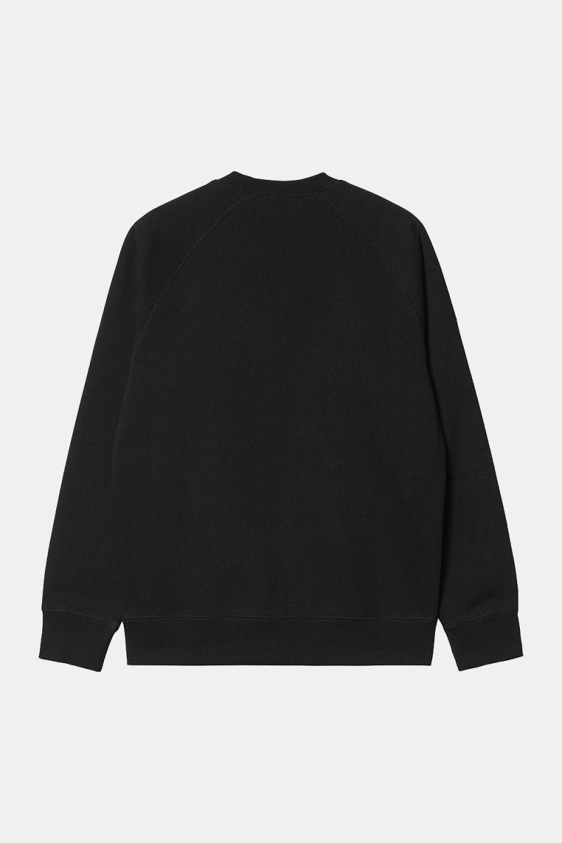 Carhartt WIP Chase Heavy Sweatshirt (Black & Gold) | Sweaters