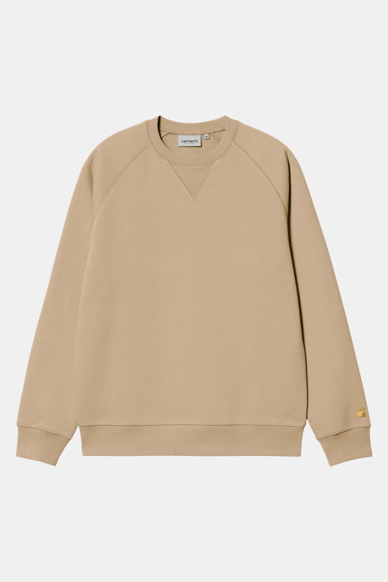 Carhartt WIP Chase Sweatshirt (Sable/Gold) | Sweaters