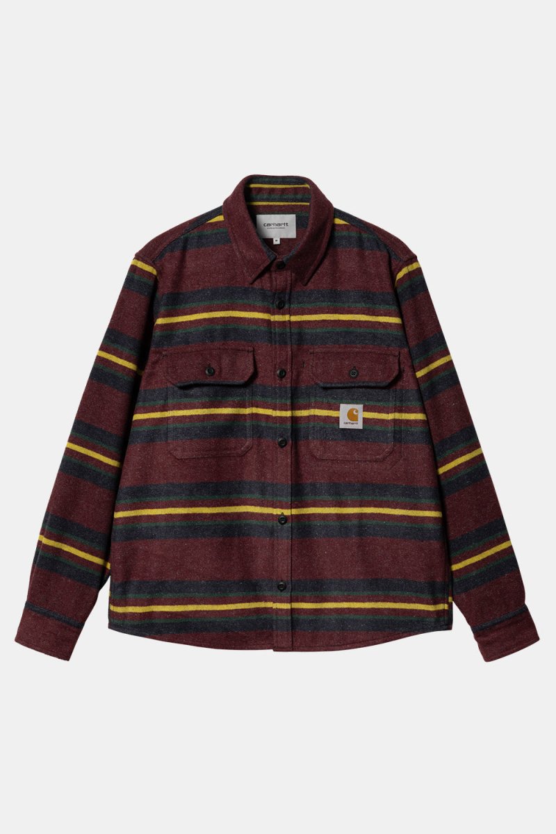Carhartt WIP Oregon Shirt Jacket (Starco Stripe/Baudoux) | Shirts