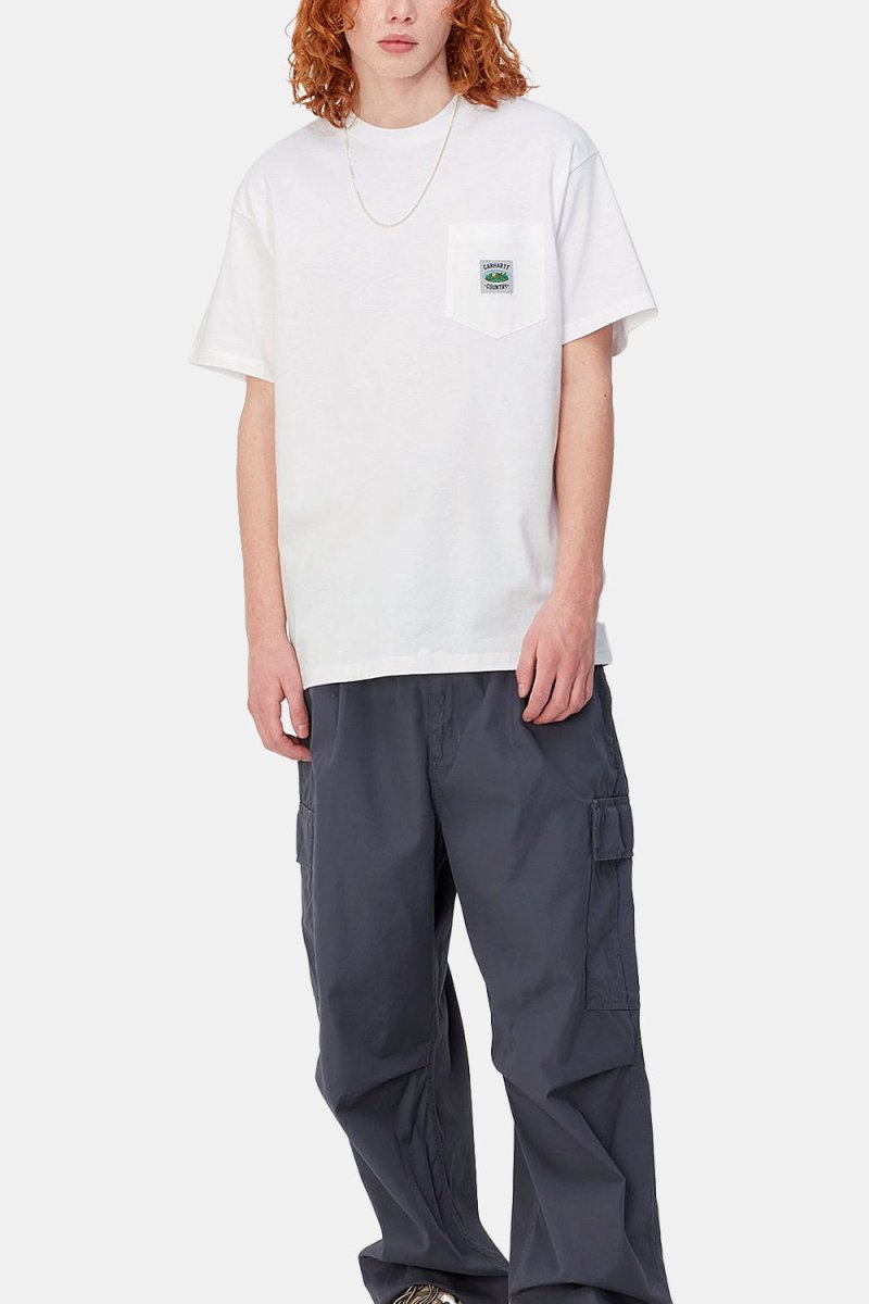 Carhartt WIP Short Sleeve Field Pocket T-Shirt (White) | T-Shirts