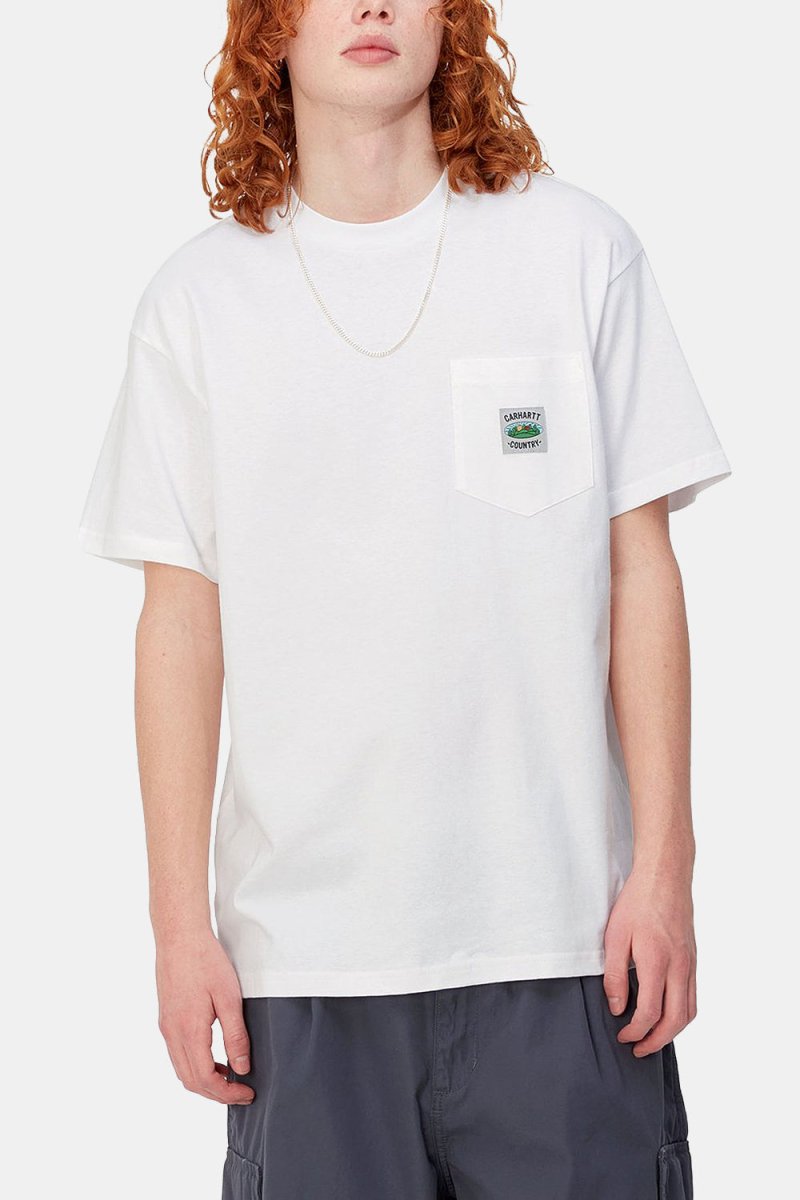 Carhartt WIP Short Sleeve Field Pocket T-Shirt (White) | T-Shirts