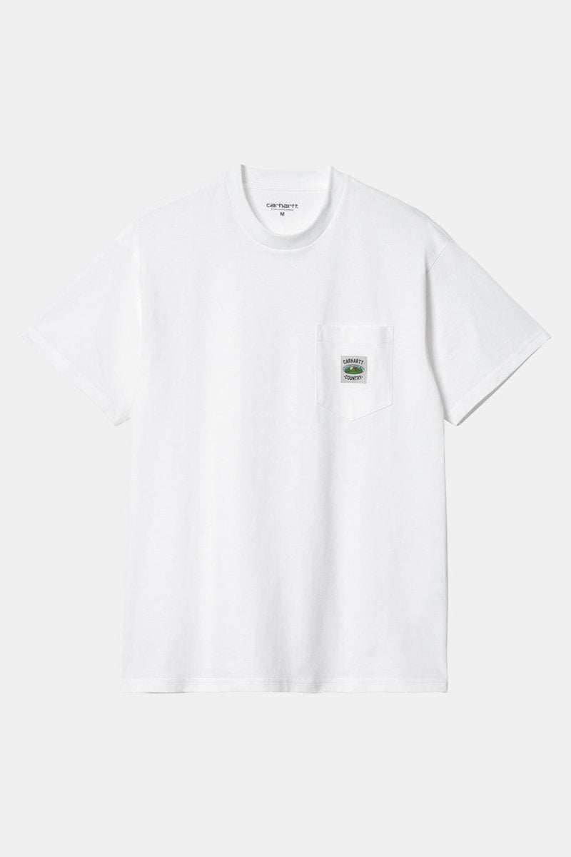 Carhartt WIP Short Sleeve Field Pocket T-Shirt (White) | T-Shirts