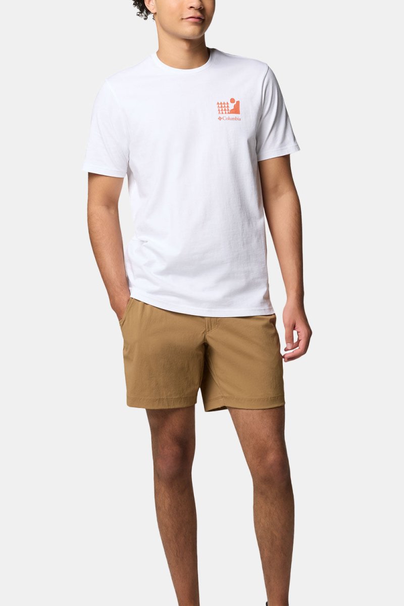 Columbia Explorers Canyon™ Back Short Sleeve Tee (White) | T-Shirts