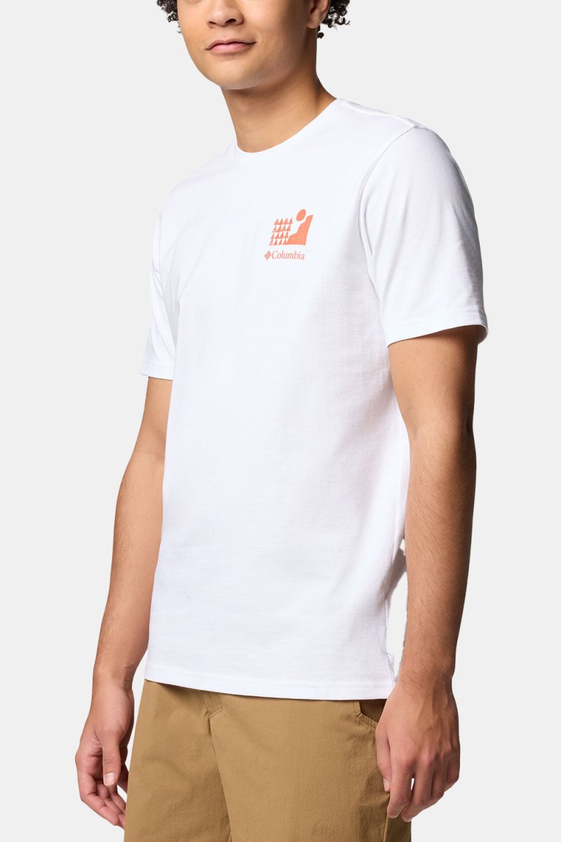 Columbia Explorers Canyon™ Back Short Sleeve Tee (White) | T-Shirts