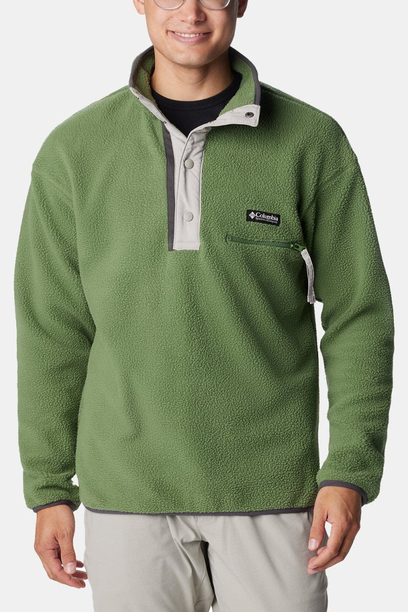 Columbia Helvetia Half Snap Fleece (Canteen/Flint Grey/Shark) | Sweaters