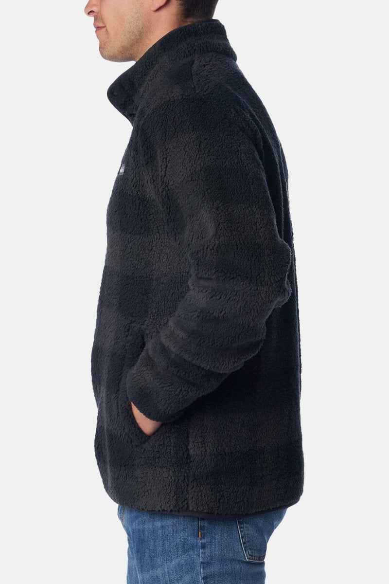 Columbia Rugged Ridge II Sherpa 1/2 Snap (Black Check) | Sweaters