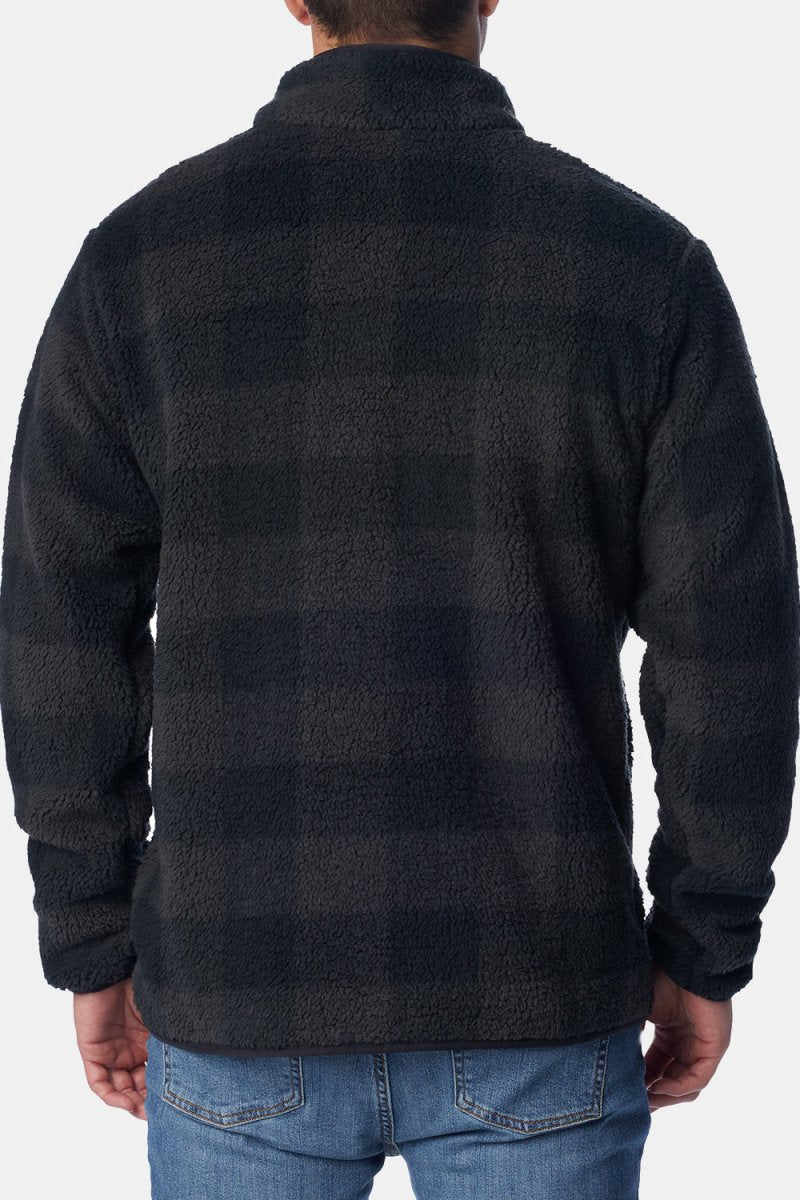 Columbia Rugged Ridge II Sherpa 1/2 Snap (Black Check) | Sweaters