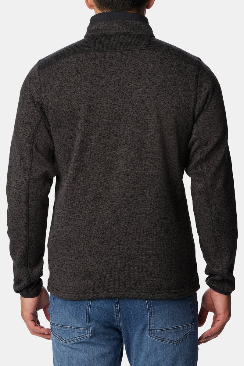 Columbia Sweater Weather Half Zip (Black Heather/Black) | Sweaters