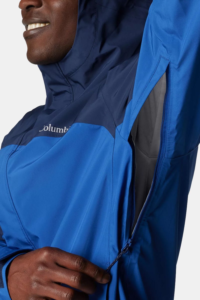 Columbia Wahkeena Falls™ II 3L Jacket (Collegiate Navy/Dark Mountain) | Coats & Jackets