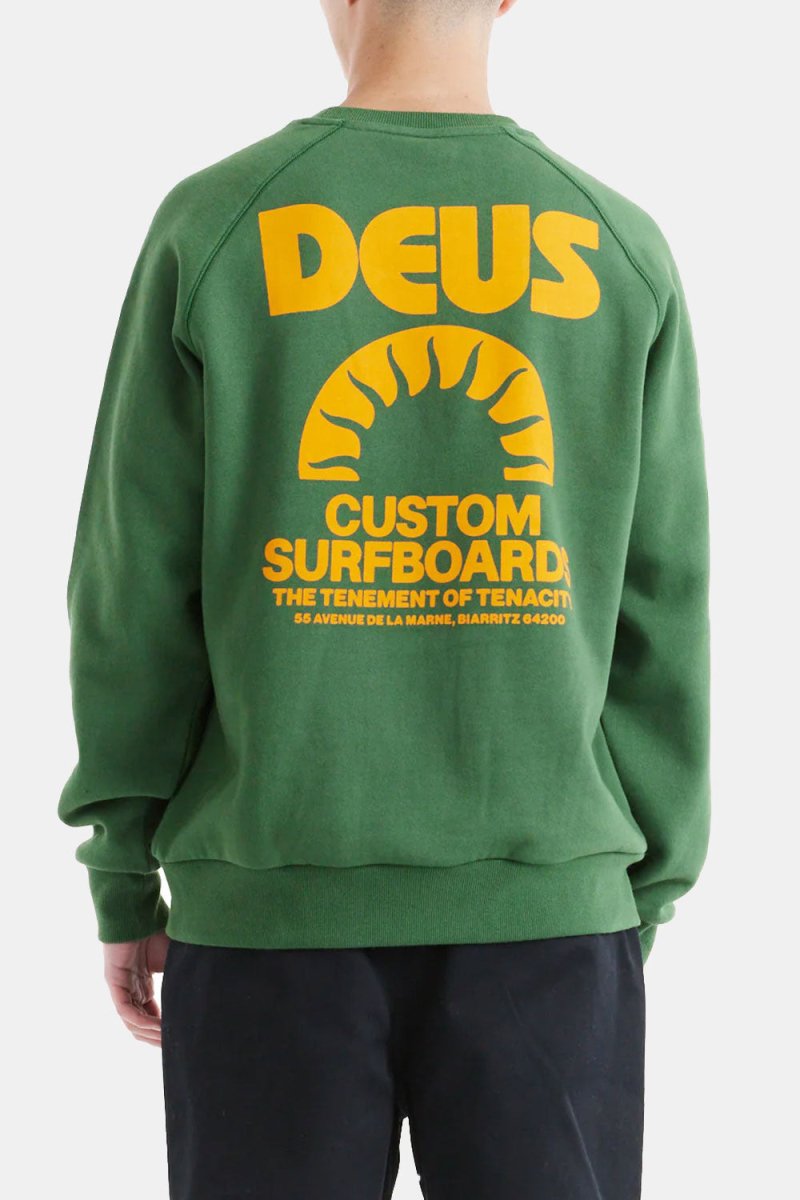 Deus Melodies Crew Sweatshirt (Hillside Green) | Sweaters