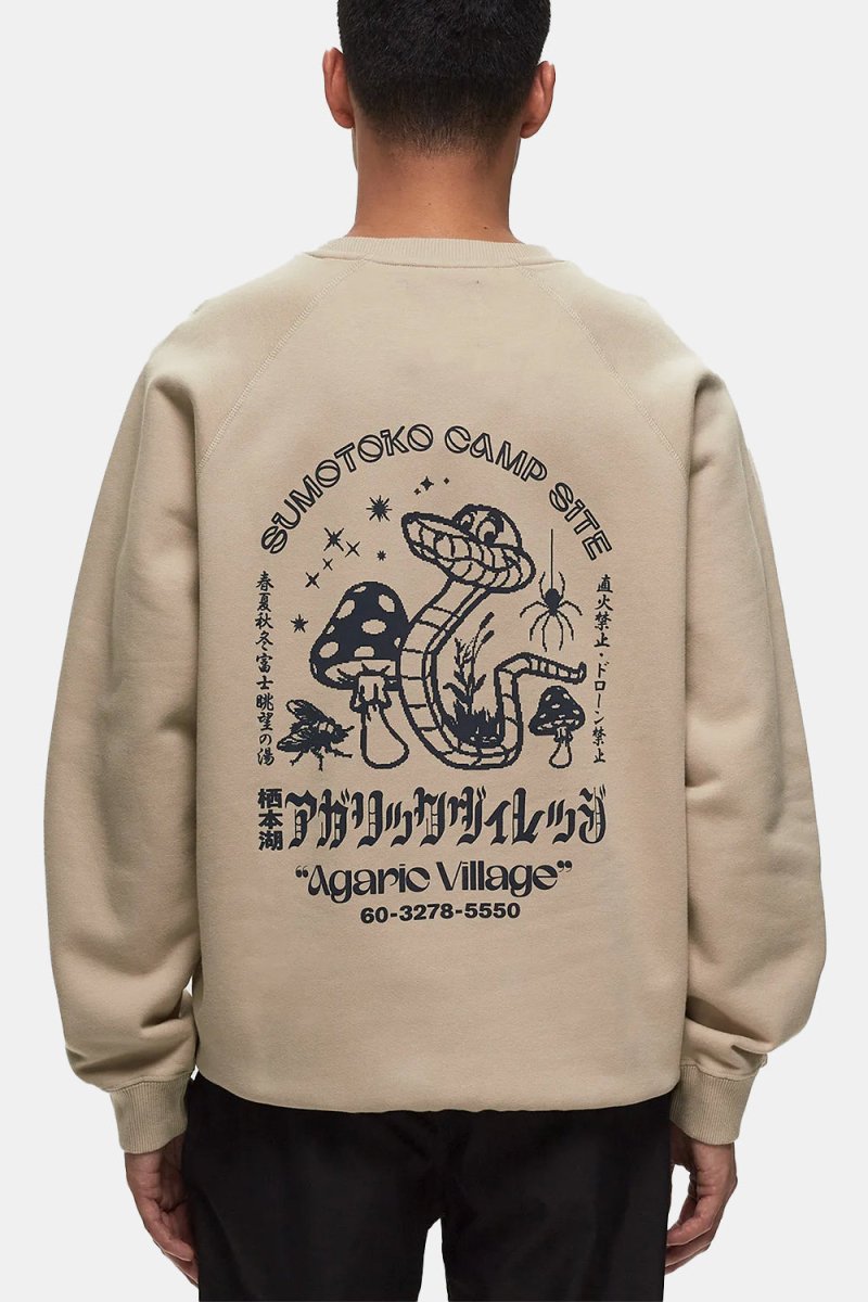 Edwin Agaric Village Heavy Sweatshirt (White Pepper) | Sweaters