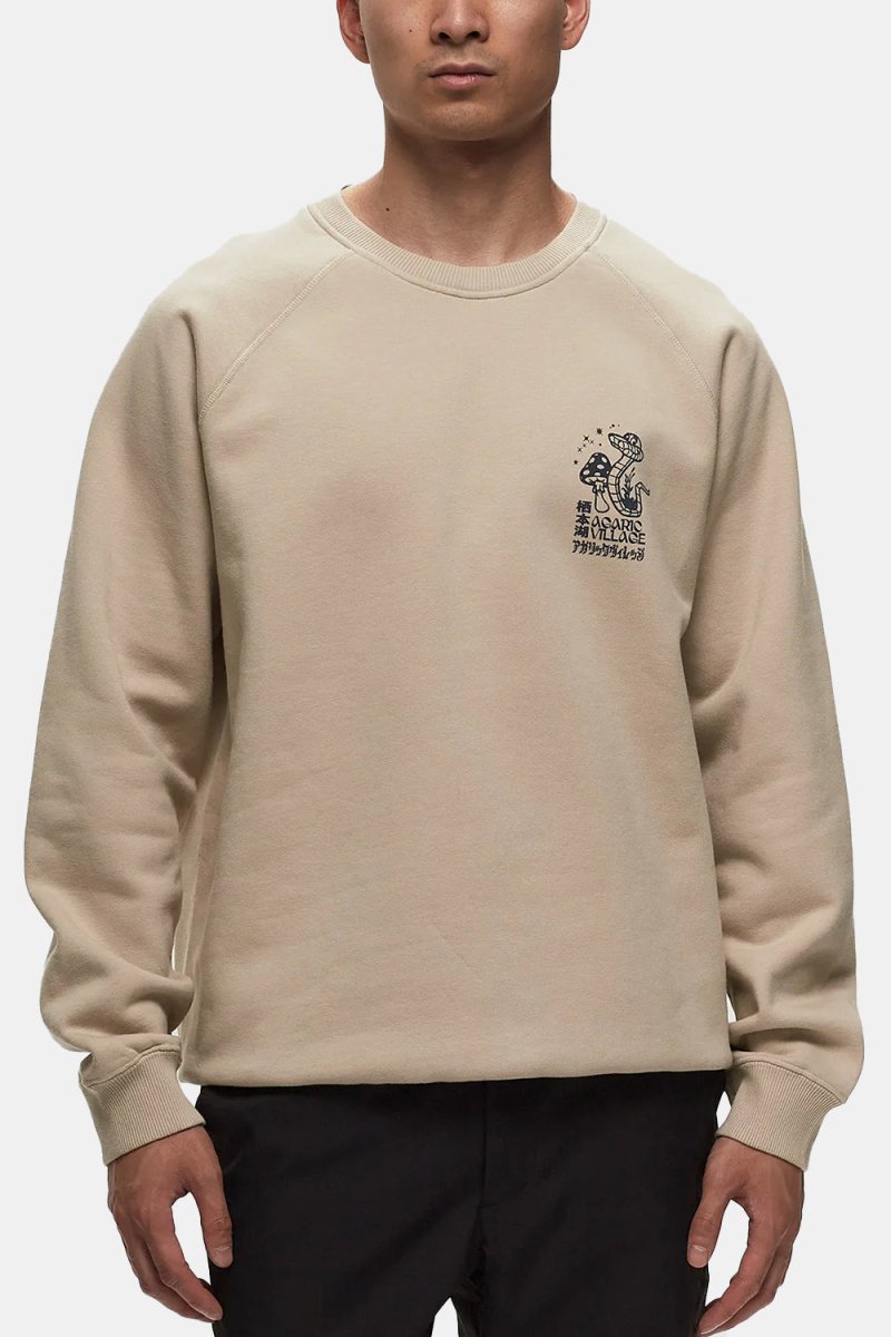 Edwin Agaric Village Heavy Sweatshirt (White Pepper) | Sweaters