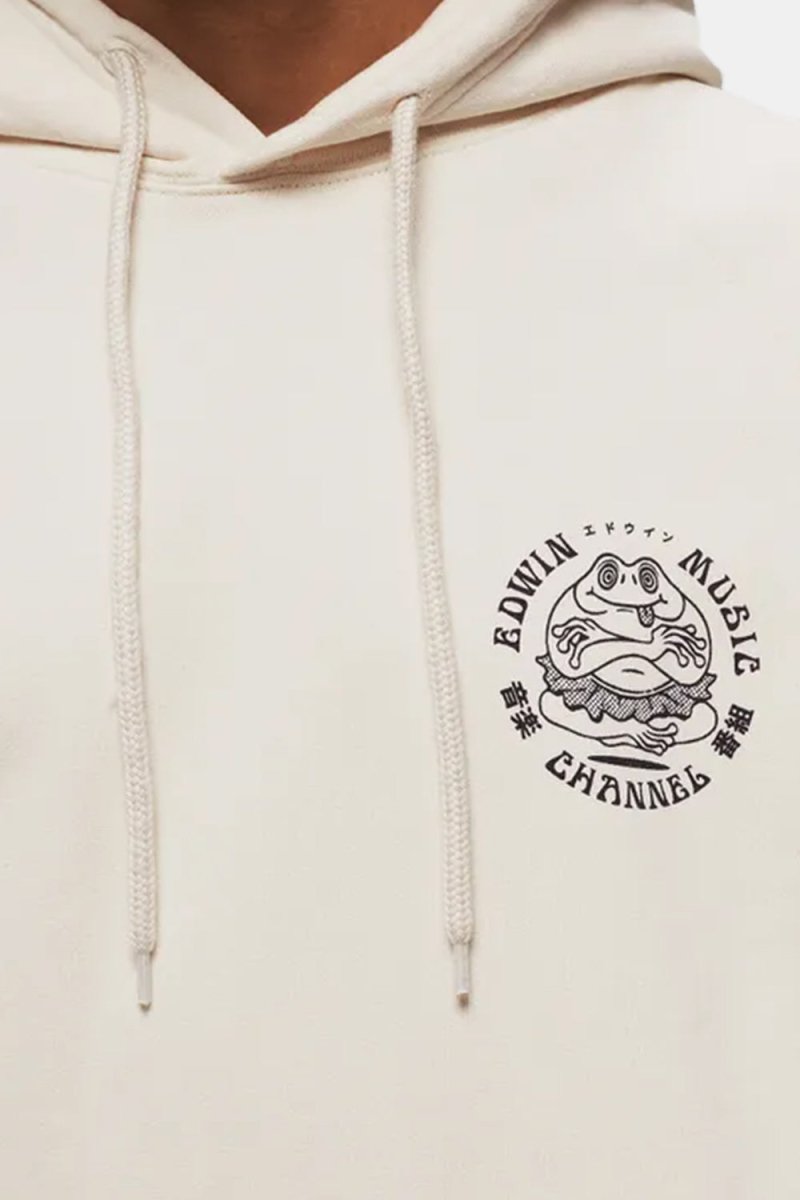 Edwin Edwin Music Channel Hoodie (Whisper White) | Sweaters