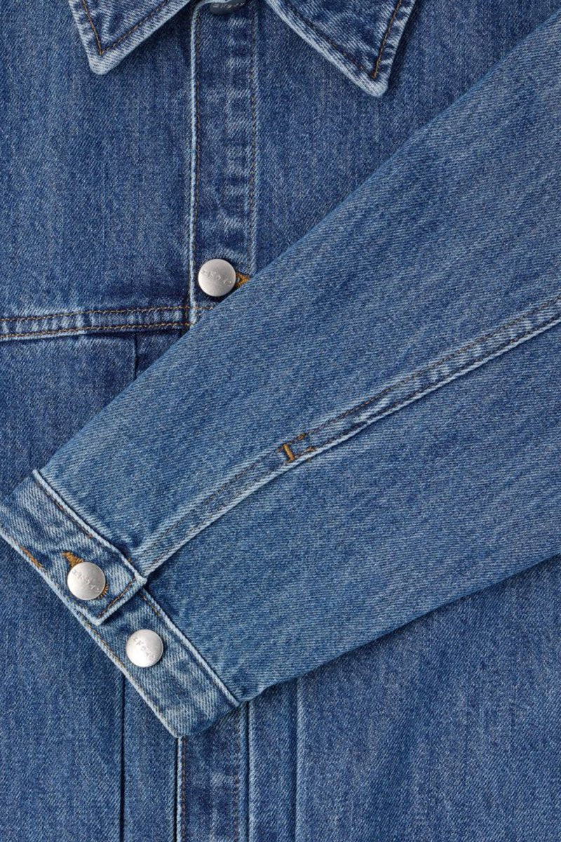Edwin Freeland Jacket (Blue mid stone wash) | Jackets