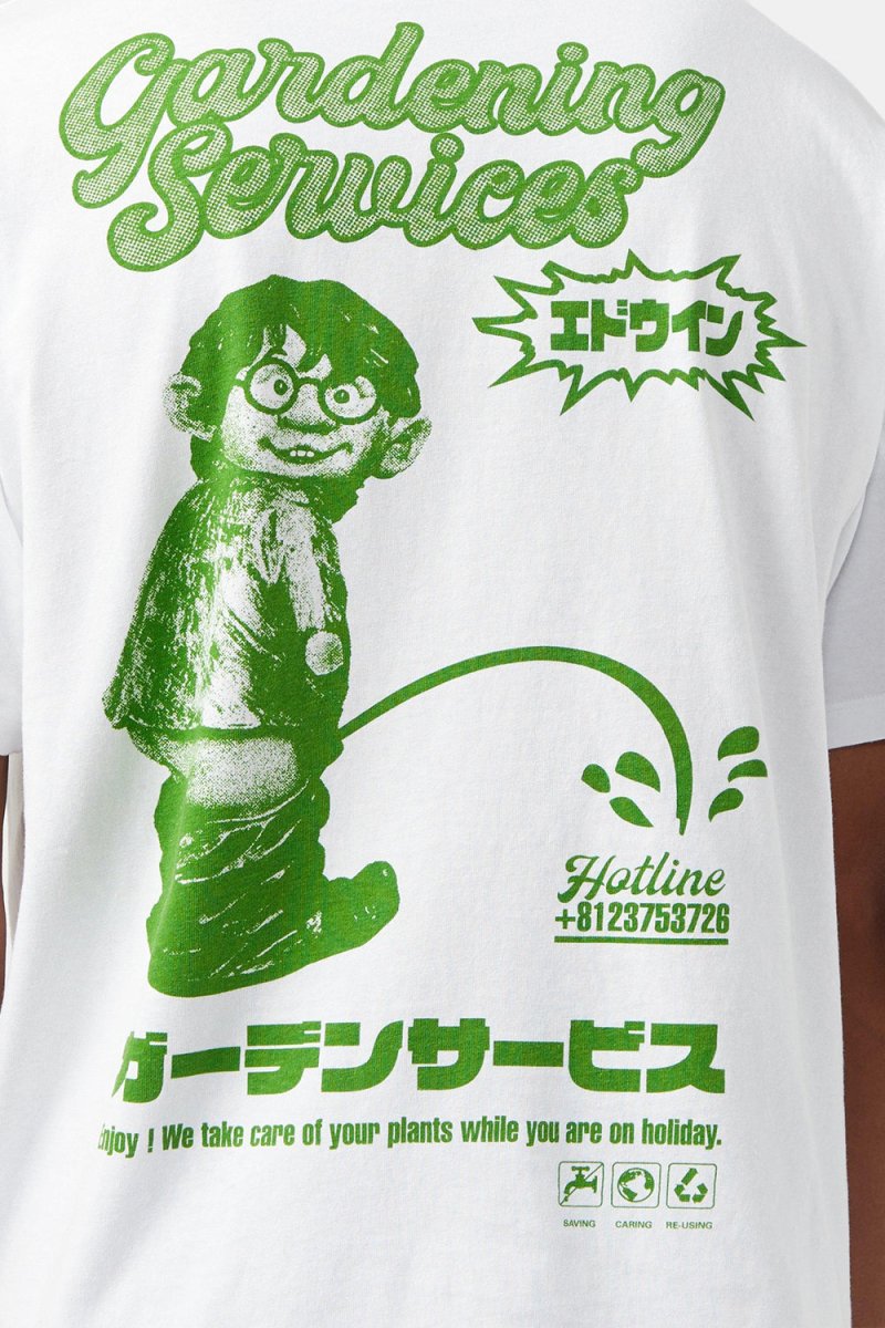 Edwin Gardening Services T-Shirt (White) | T-Shirts