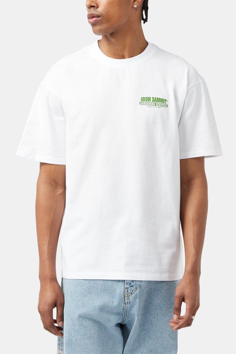 Edwin Gardening Services T-Shirt (White) | T-Shirts