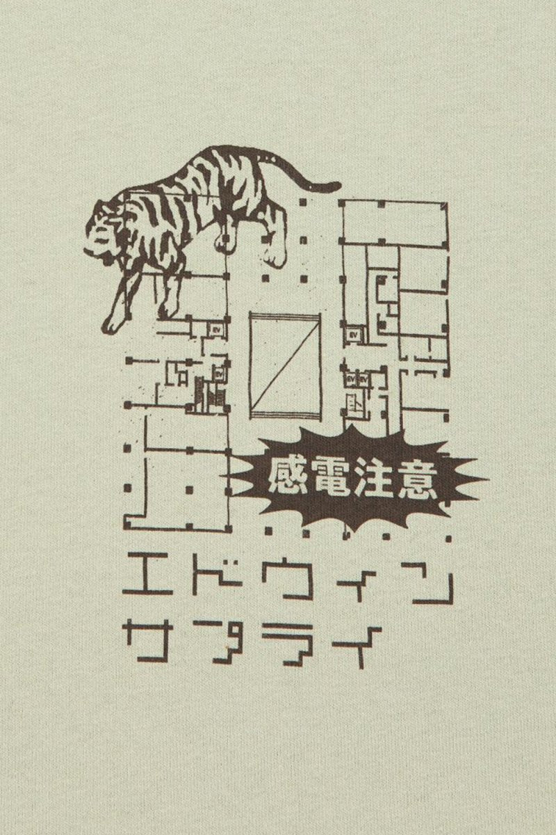 Edwin Hazardous Voltage T-Shirt (Desert Sage) | T-Shirts