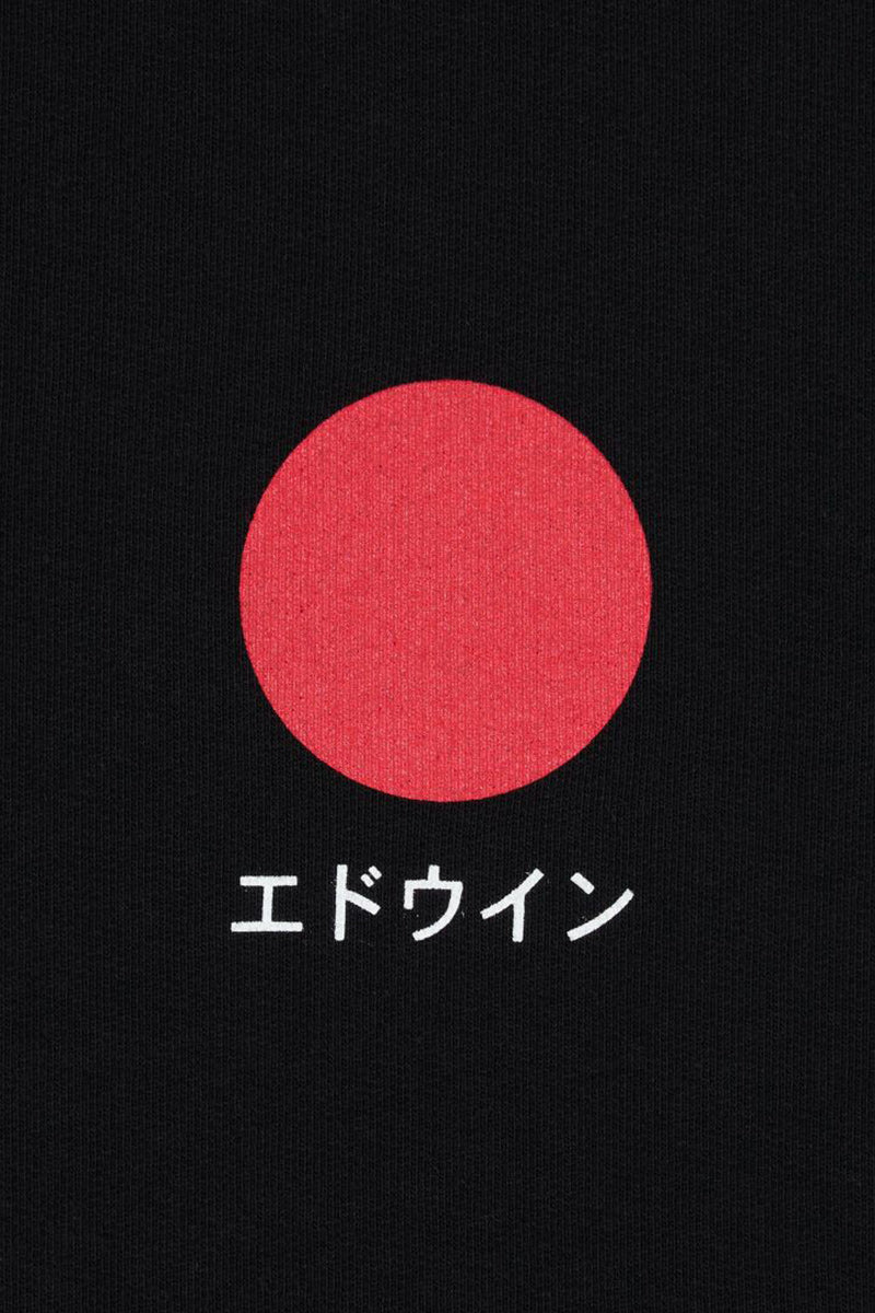 Edwin Japanese Sun Heavy Felpa Sweat (Black) | Sweaters