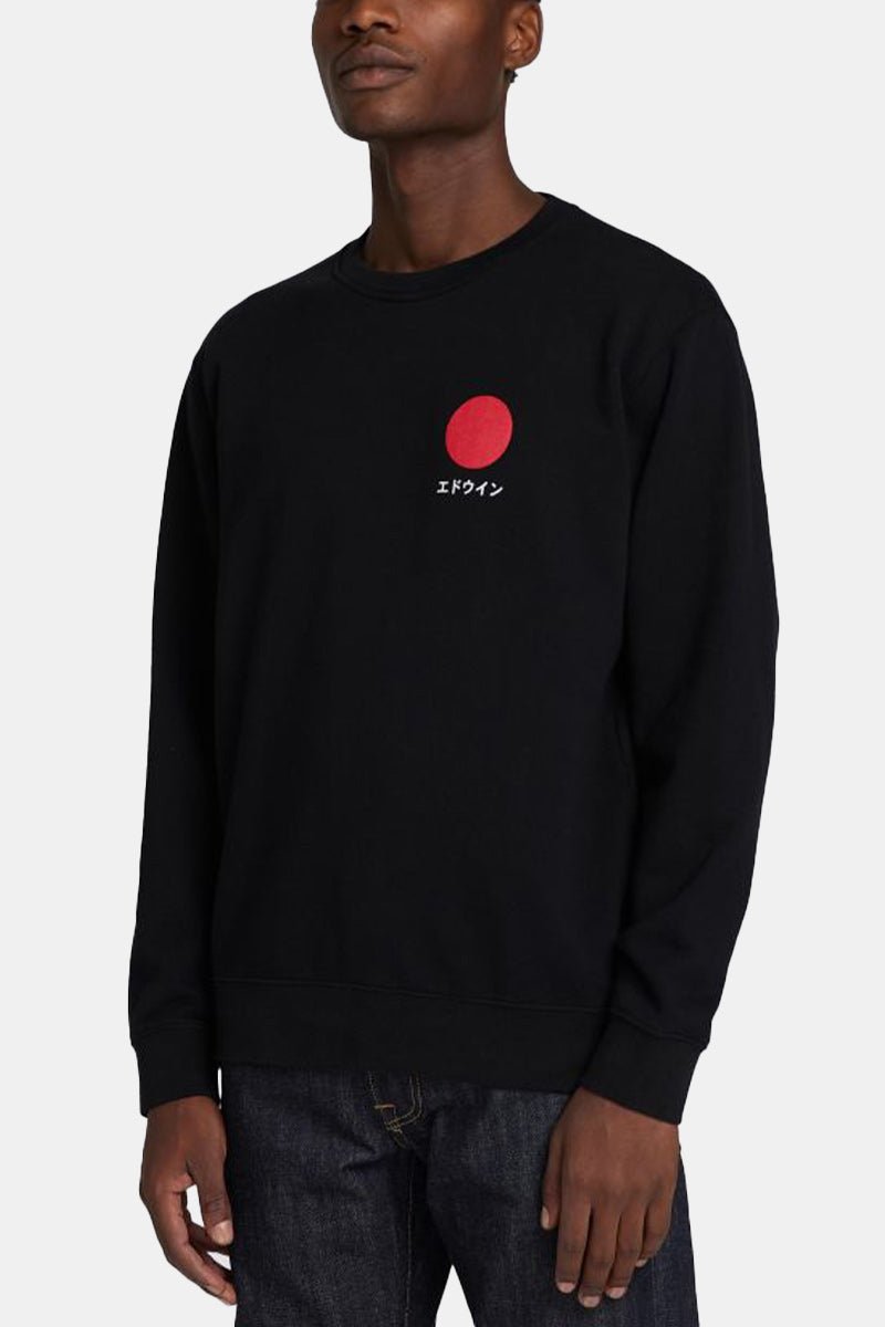 Edwin Japanese Sun Heavy Felpa Sweat (Black) | Sweaters