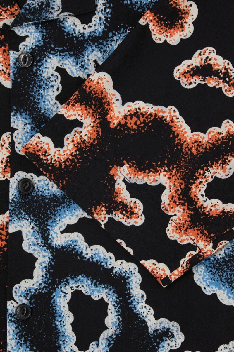 Edwin Kumo Seersucker Short Sleeve Shirt (Multicolor) | Shirts