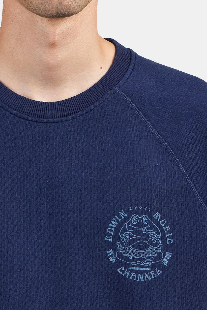 Edwin Music Channel Heavy Sweatshirt (Maritime) | Sweaters