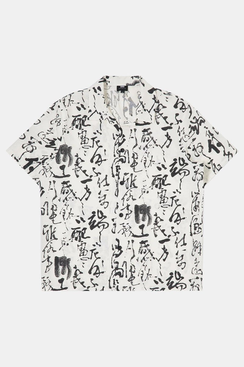 Edwin Private Letter Short Sleeve Shirt (Ecru) | Shirts