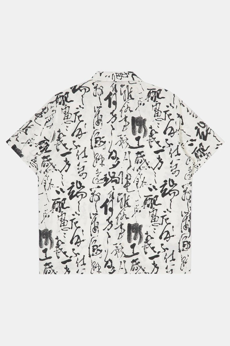 Edwin Private Letter Short Sleeve Shirt (Ecru) | Shirts