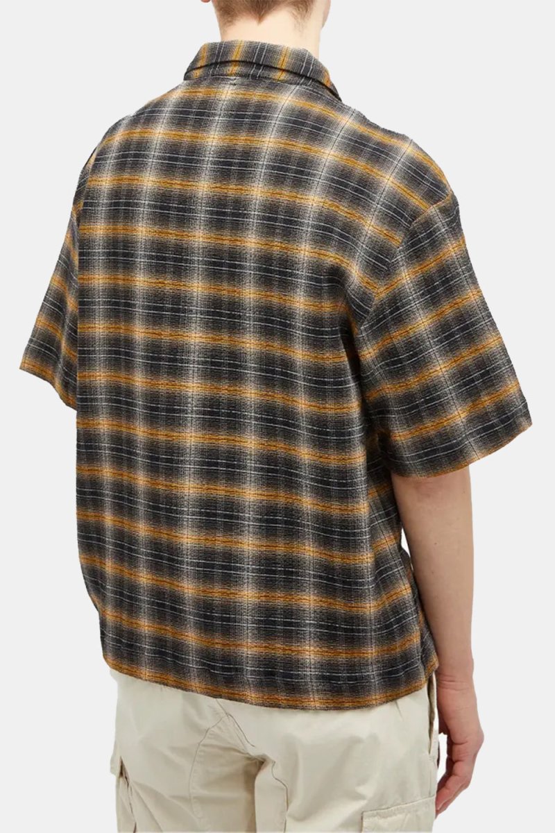 Edwin Short Sleeve Saga Shirt (Black/Yellow) | Shirts
