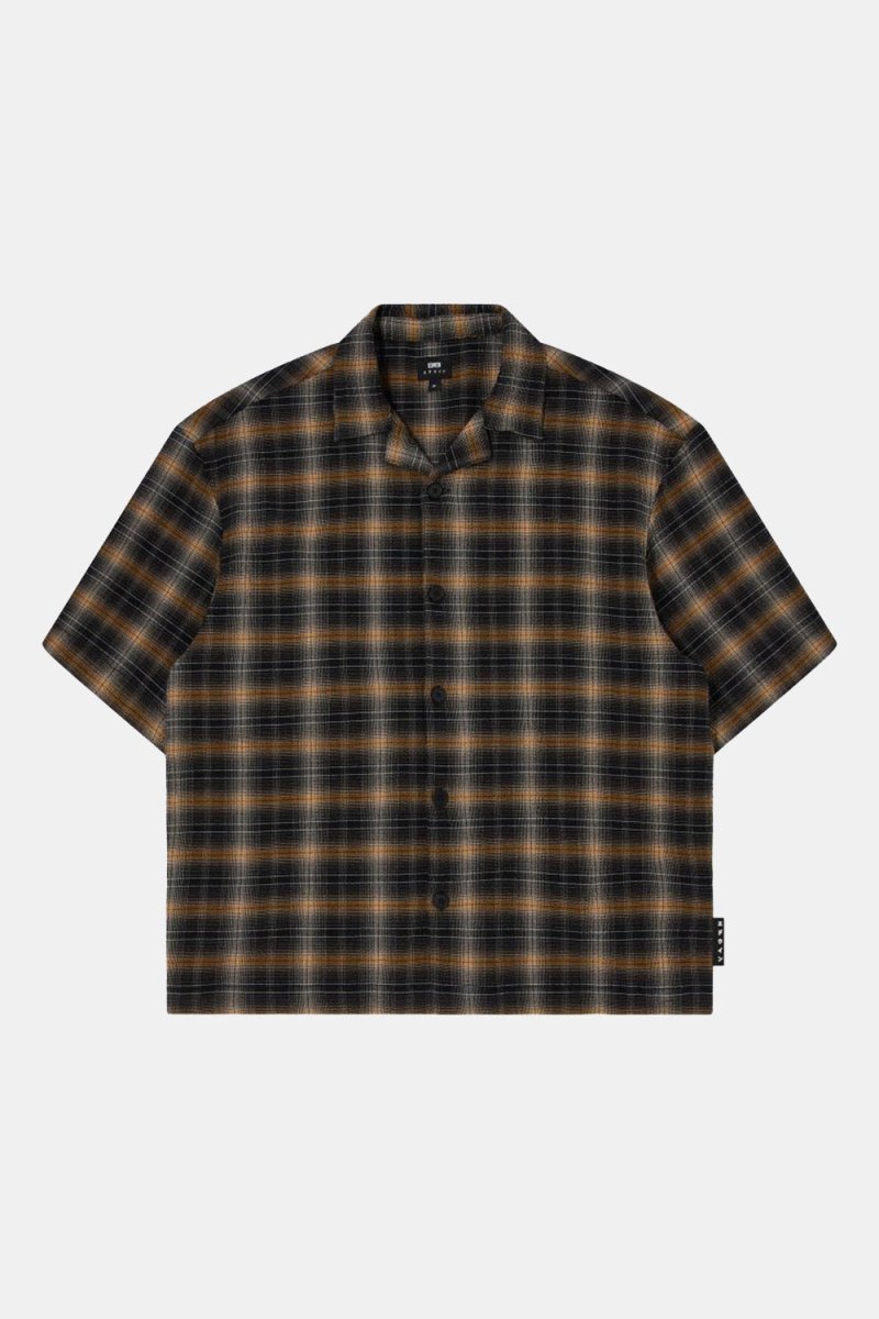 Edwin Short Sleeve Saga Shirt (Black/Yellow) | Shirts
