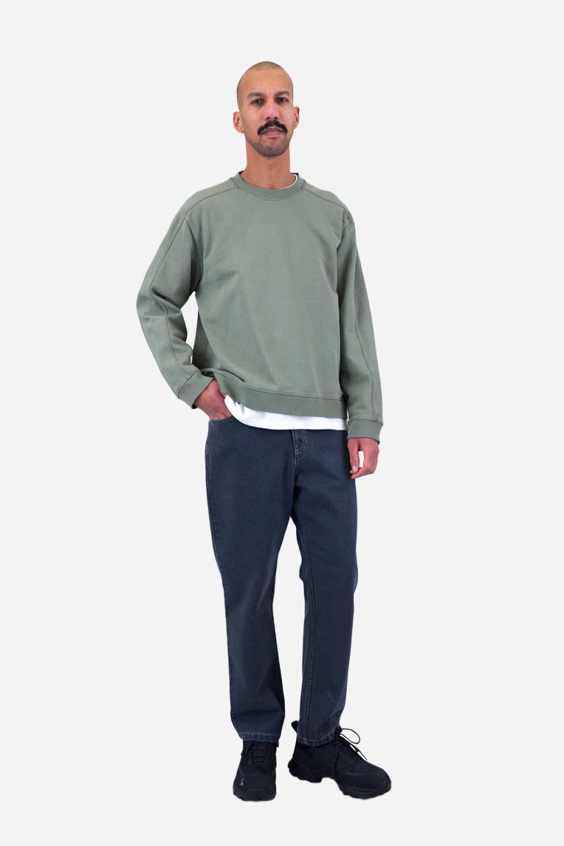 Folk Prism Sweatshirt (Light Sage) | Sweaters