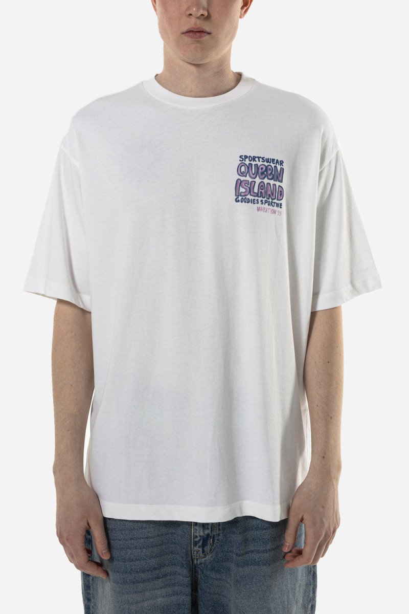 Goodies Sportive Queen Island T-Shirt (White) | T-Shirts
