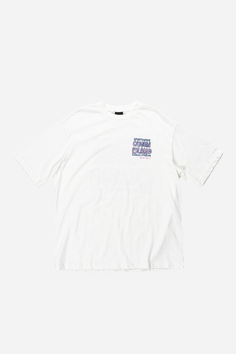 Goodies Sportive Queen Island T-Shirt (White) | T-Shirts