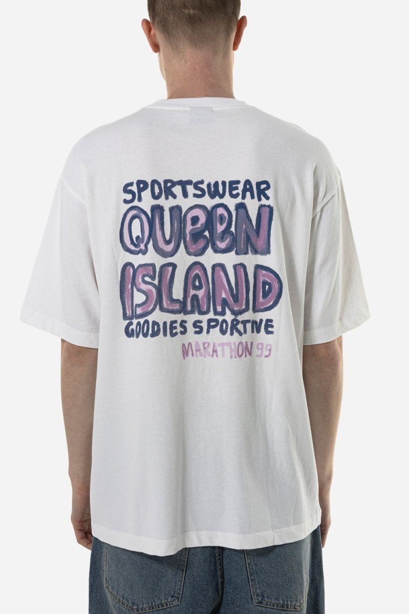 Goodies Sportive Queen Island T-Shirt (White) | T-Shirts