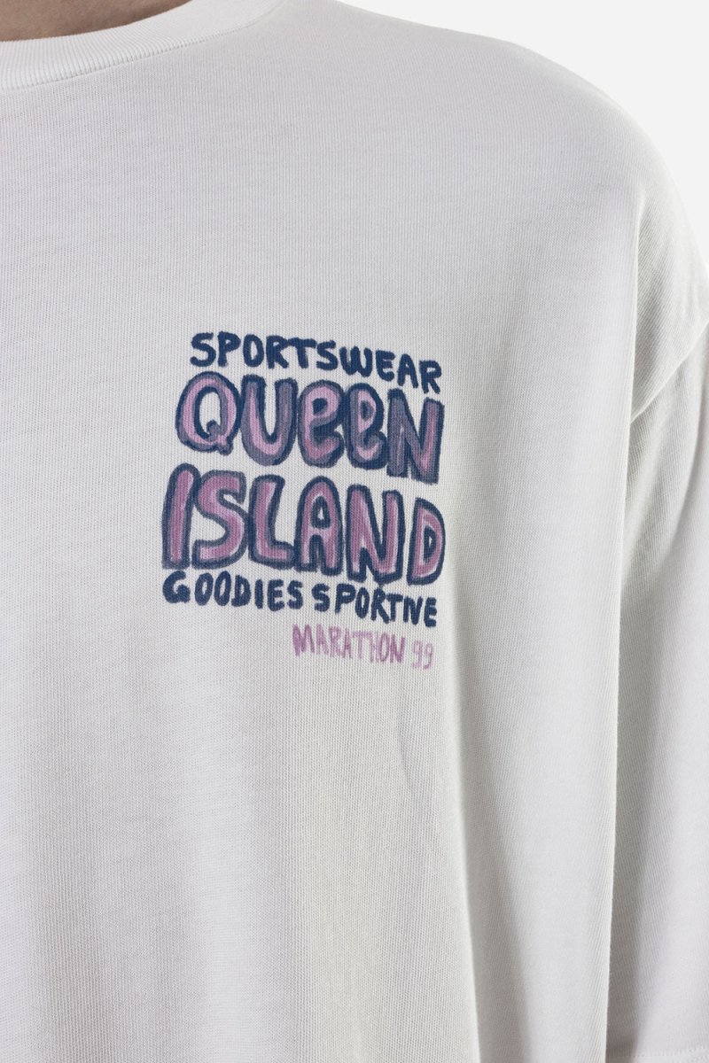 Goodies Sportive Queen Island T-Shirt (White) | T-Shirts