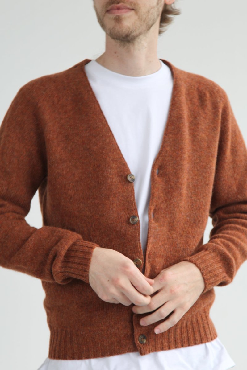 Half Dozen Unbrushed Supersoft Cardigan (Sienna) | Knitwear