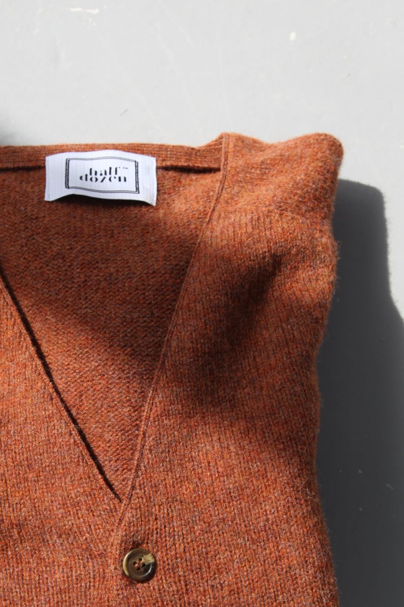 Half Dozen Unbrushed Supersoft Cardigan (Sienna) | Knitwear