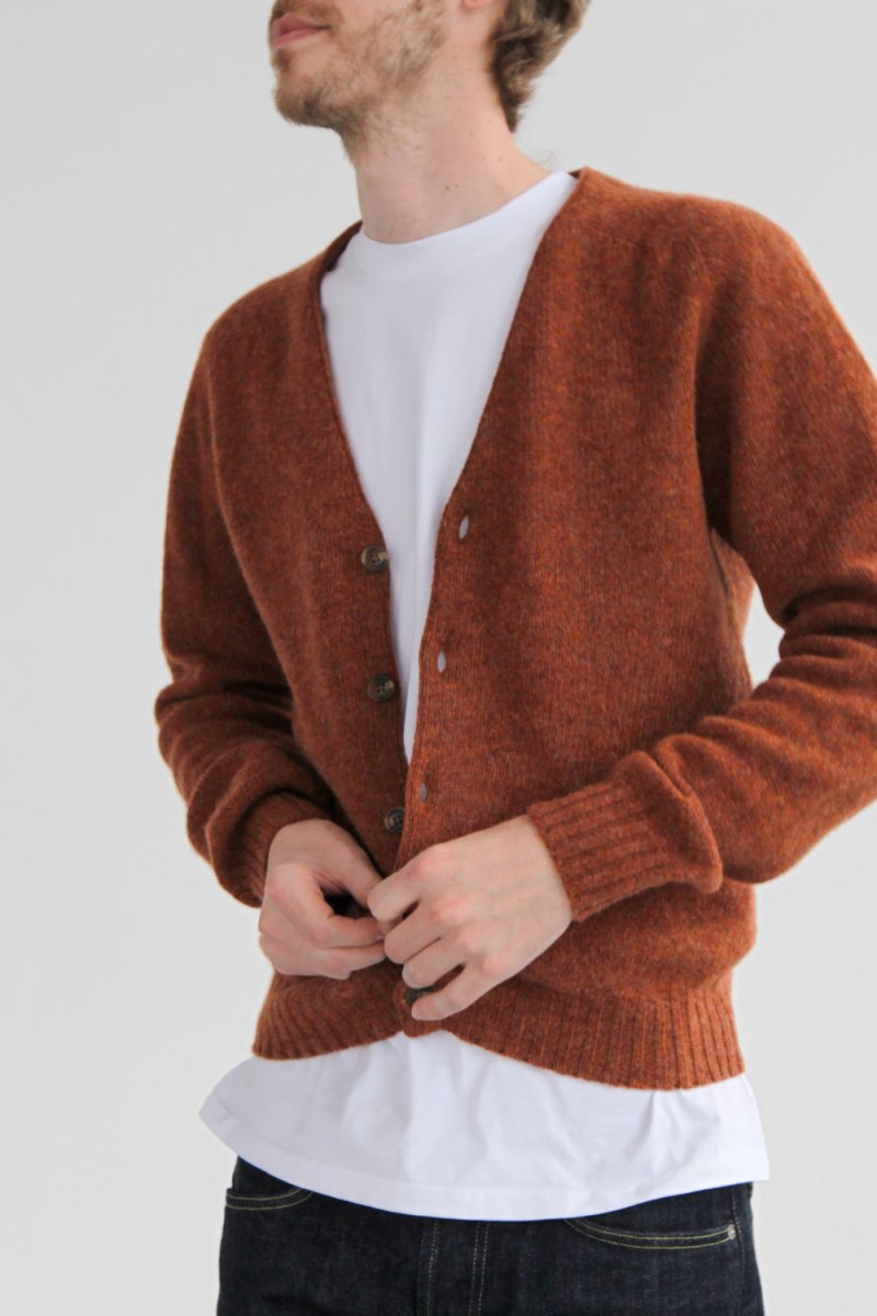 Half Dozen Unbrushed Supersoft Cardigan (Sienna) | Knitwear