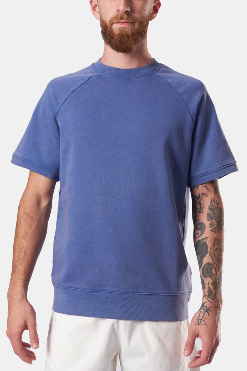 La Paz Paulino Short Sleeve Sweatshirt (Blue) | Sweaters