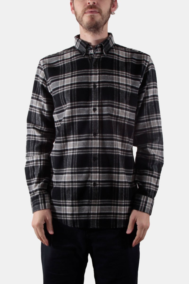 Portuguese Flannel B&B Checked ESP Shirt (Black / Grey) | Shirts