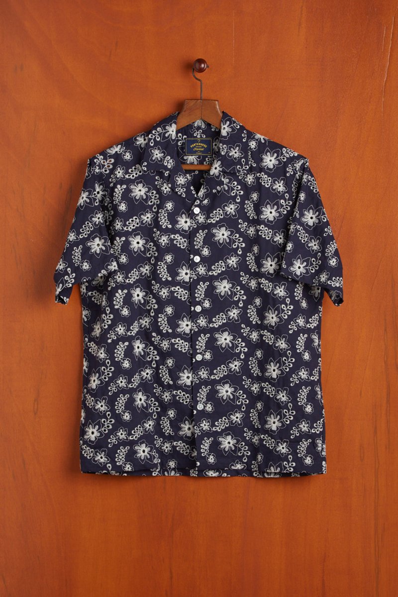 Portuguese Flannel Folclore 4 Shirt (Navy) | Shirts